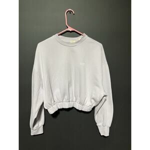 LEVIS Lavender Purple Women's Cototn Blend Crop Sweatshirt Size Small
